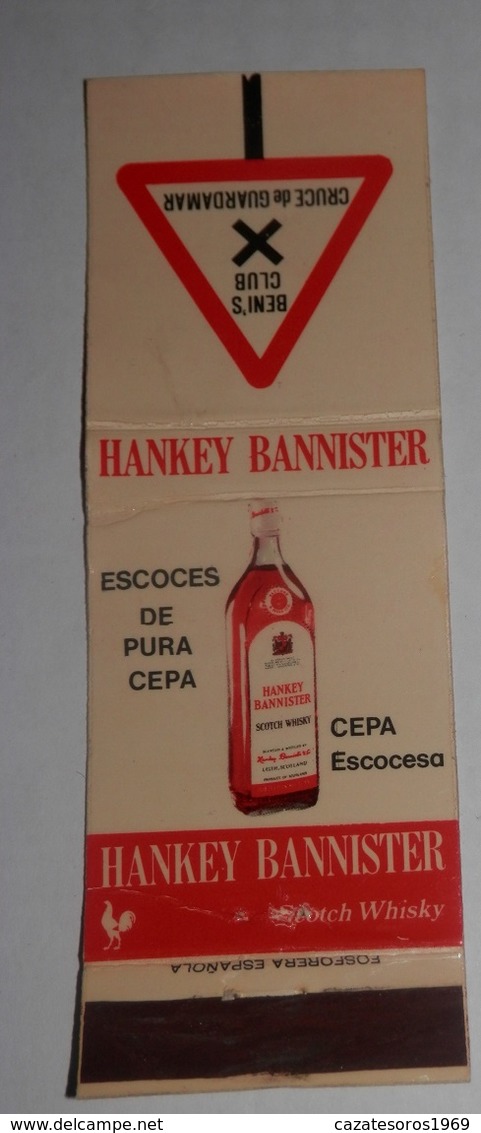 ANCIEN BOITE D'ALLUMETTES DE LE MARQUE  WHISKY  HANKEY BANNISTER - Boites D'allumettes