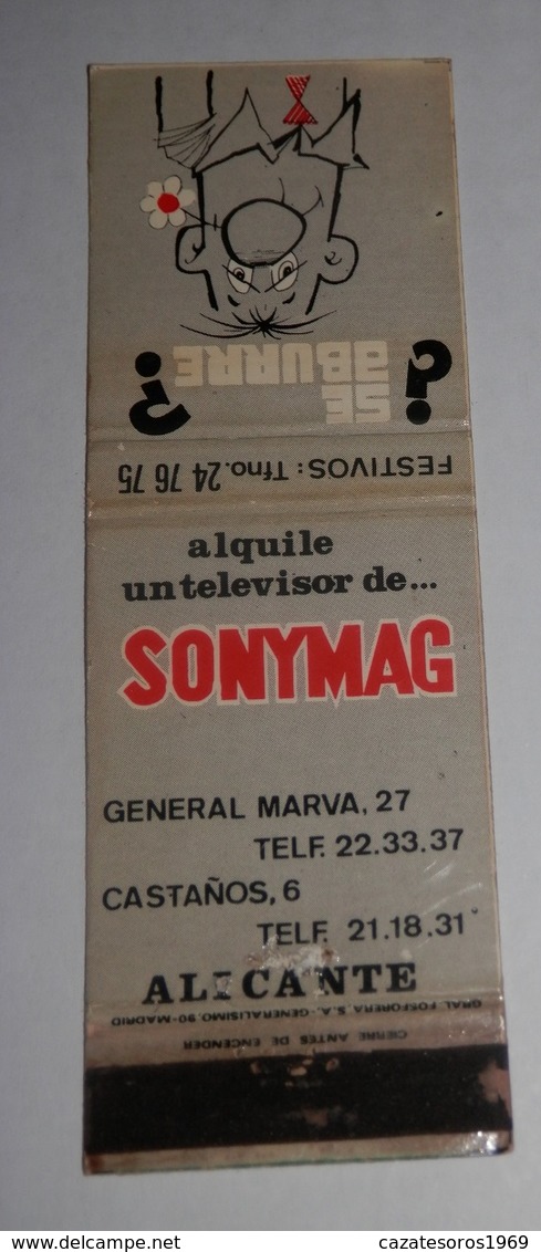 ANCIEN BOITE D'ALLUMETTES DE LE MARQUE  SONYMAG - Boites D'allumettes