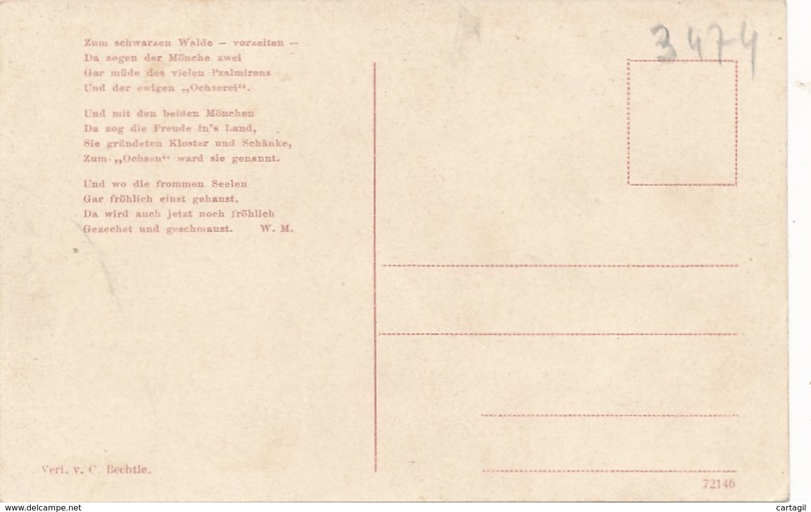 CPA-3474- Allemagne -Herrenalb -Hotel Post ( 2 Scans) -Envoi Gratuit - Sonstige & Ohne Zuordnung