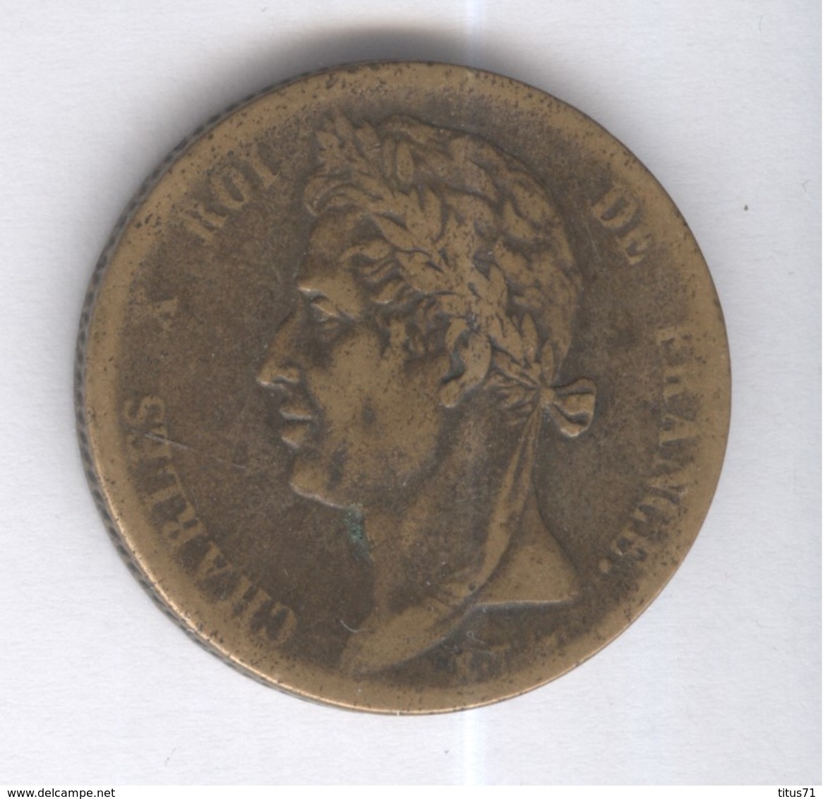 5 Centimes 1827 H Colonies Françaises - Otros & Sin Clasificación