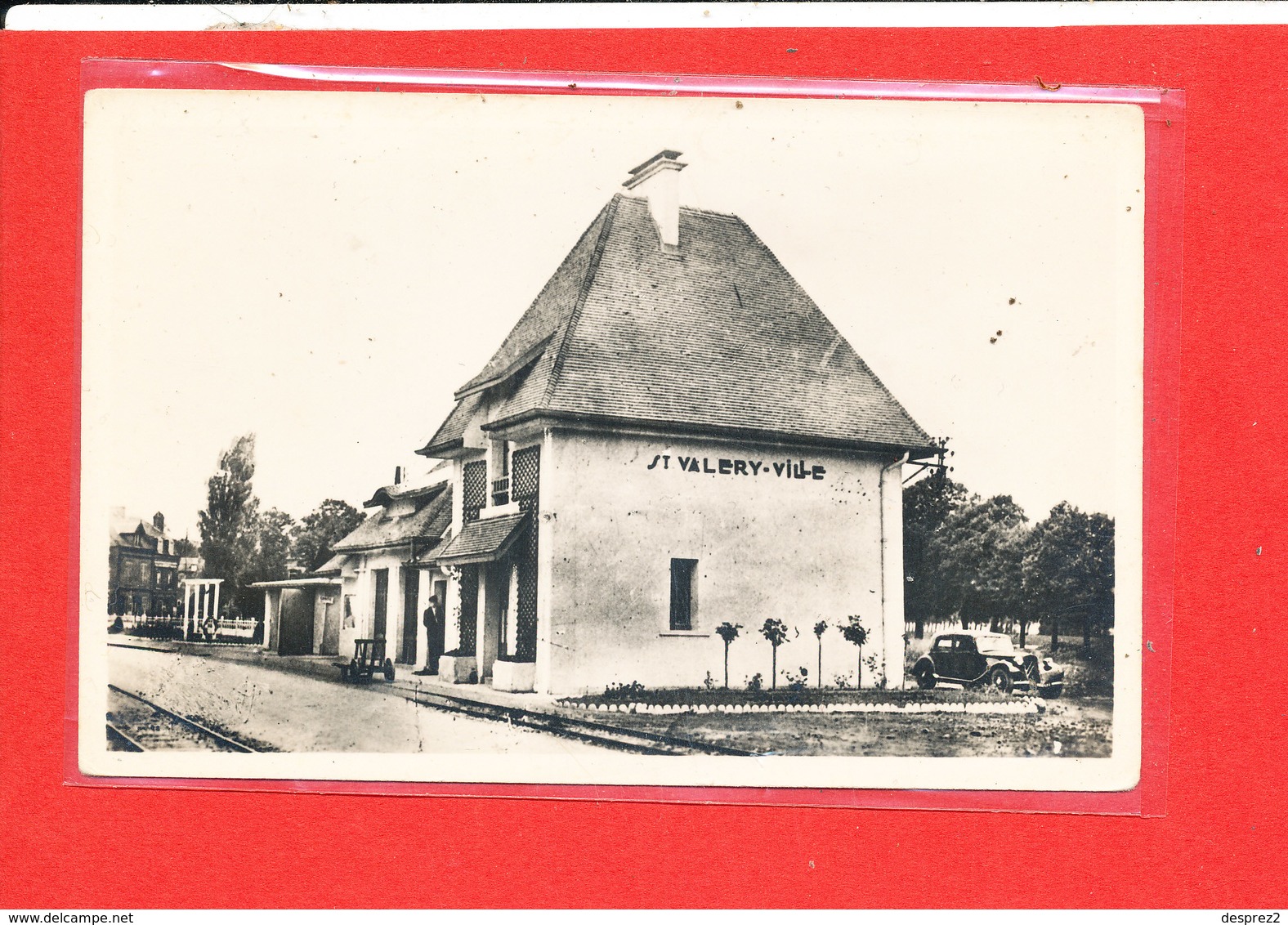 80 SAINT VALERY Cpa La Gare        28 Edit Réant - Saint Valery Sur Somme