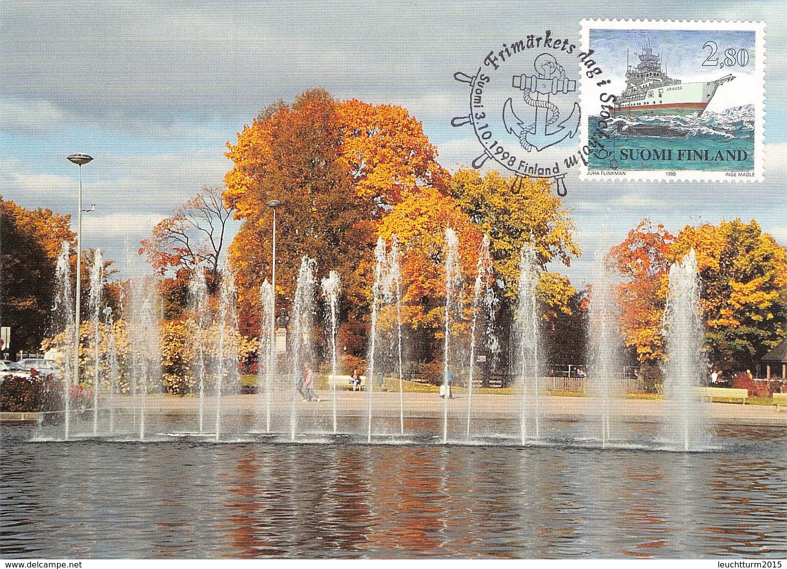 FINNLAND -   11 MC 1998 BRIEFMARKENAUSSTELLUNGEN /ak648