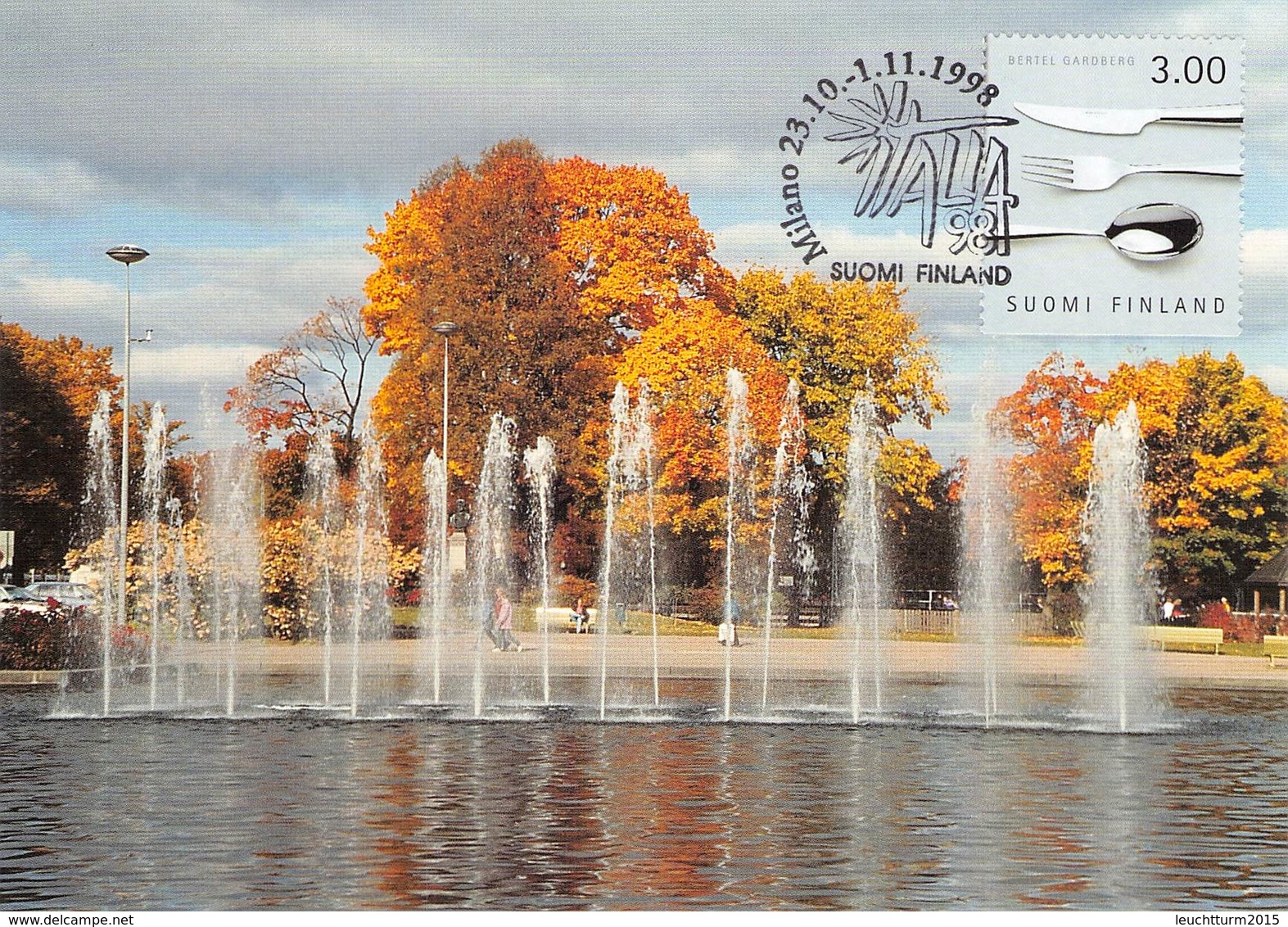 FINNLAND -   11 MC 1998 BRIEFMARKENAUSSTELLUNGEN /ak648