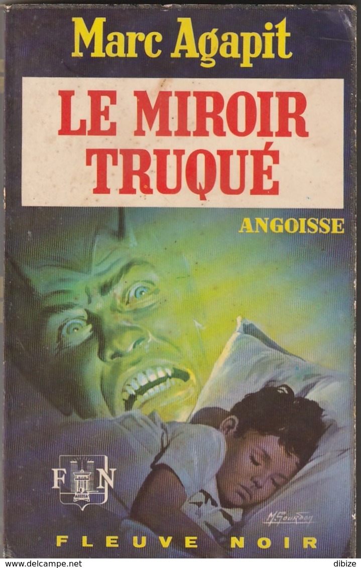 Roman. Marc Agapit. Le Miroir Truqué. Fleuve Noir. Angoisse N° 240. Année 1973 - Fantastique