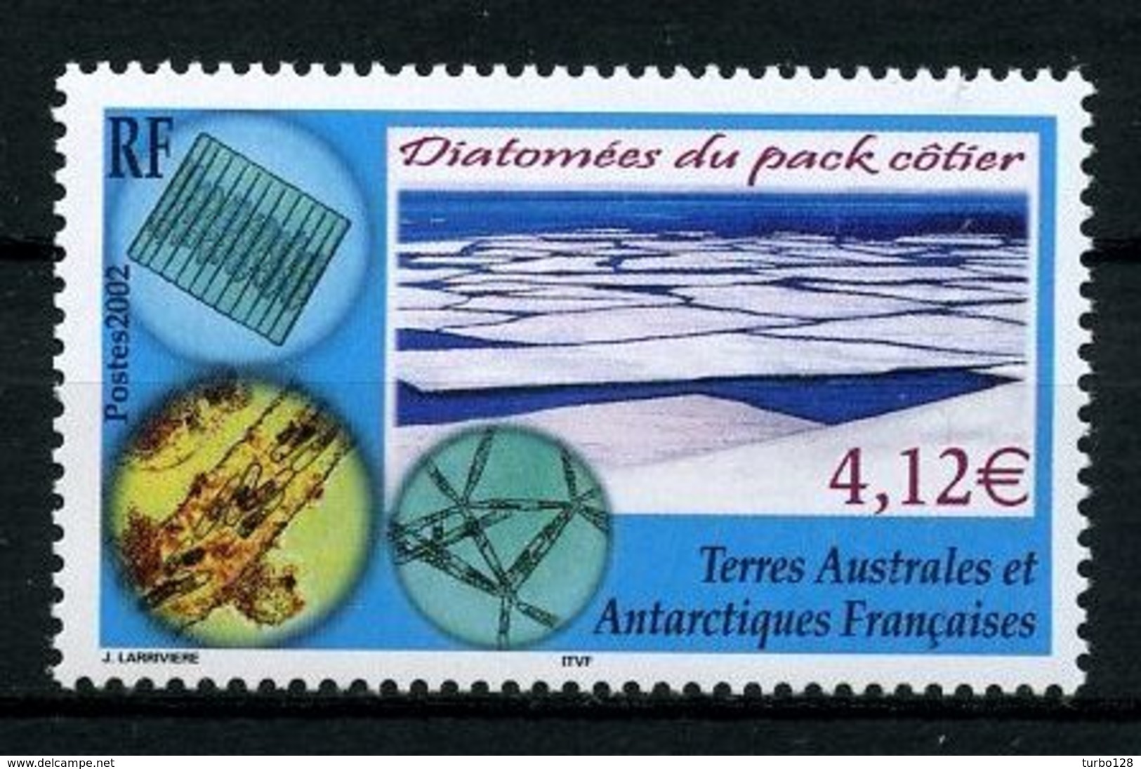 TAAF 2002  N° 338 ** Neuf MNH Superbe C 16 € Flore Antarctique Diatomées Du Pack Côtier Flora Flowers - Nuevos