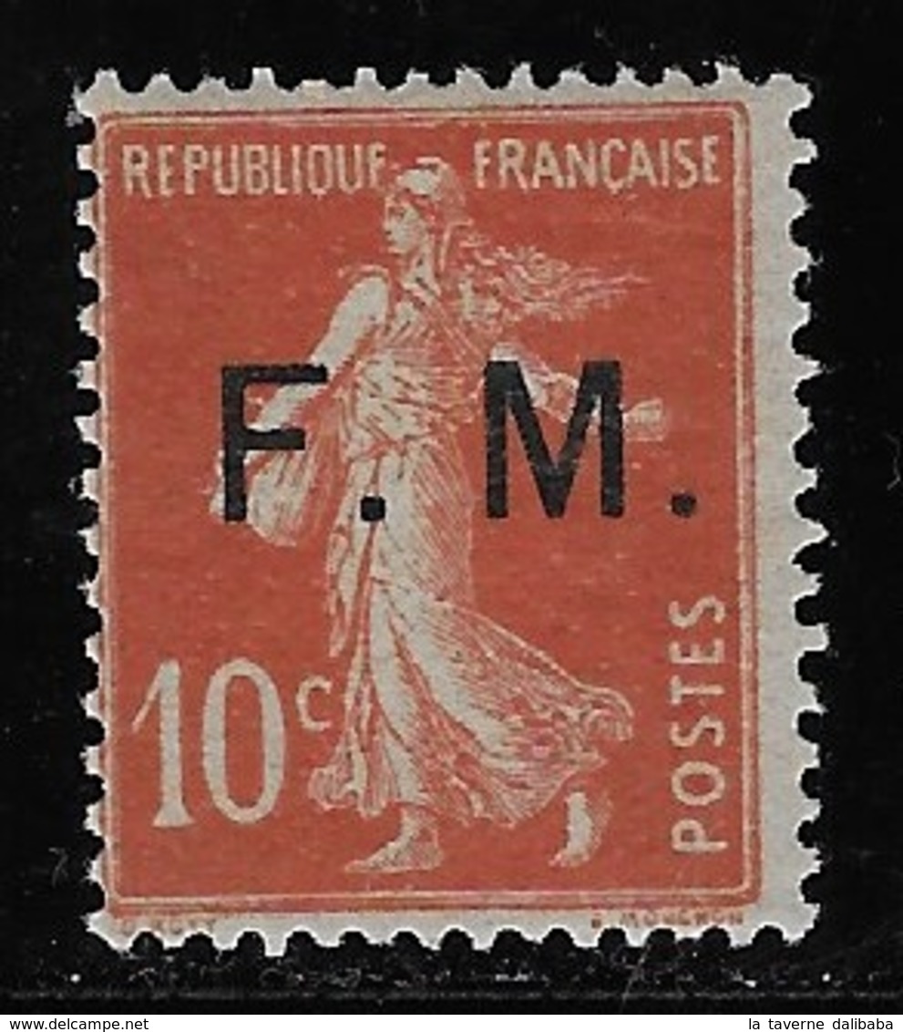 FM N° 5 TIMBRES-POSTE SURCHARGES NEUF ** TTB COTE 4 € - Militärische Franchisemarken