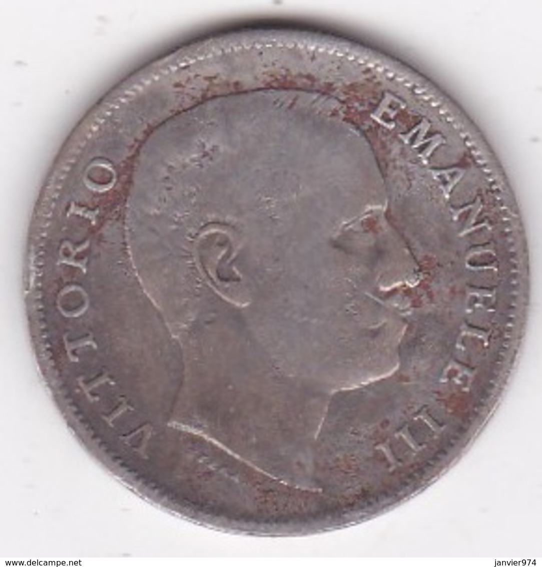 Regno D'Italia ,1 Lira 1907 R Aquila Sabauda , Vittorio Emanuele III. En Argent - 1900-1946 : Vittorio Emanuele III & Umberto II