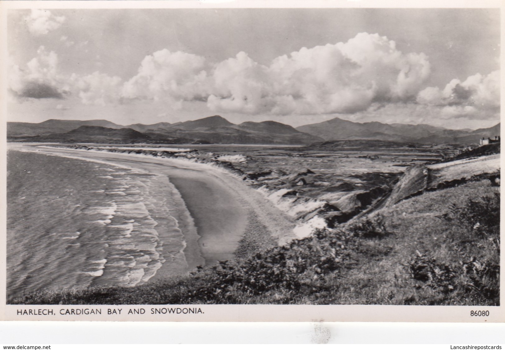 Postcard Harlech Cardigan Bay And Snowdonia My Ref  B14057 - Merionethshire