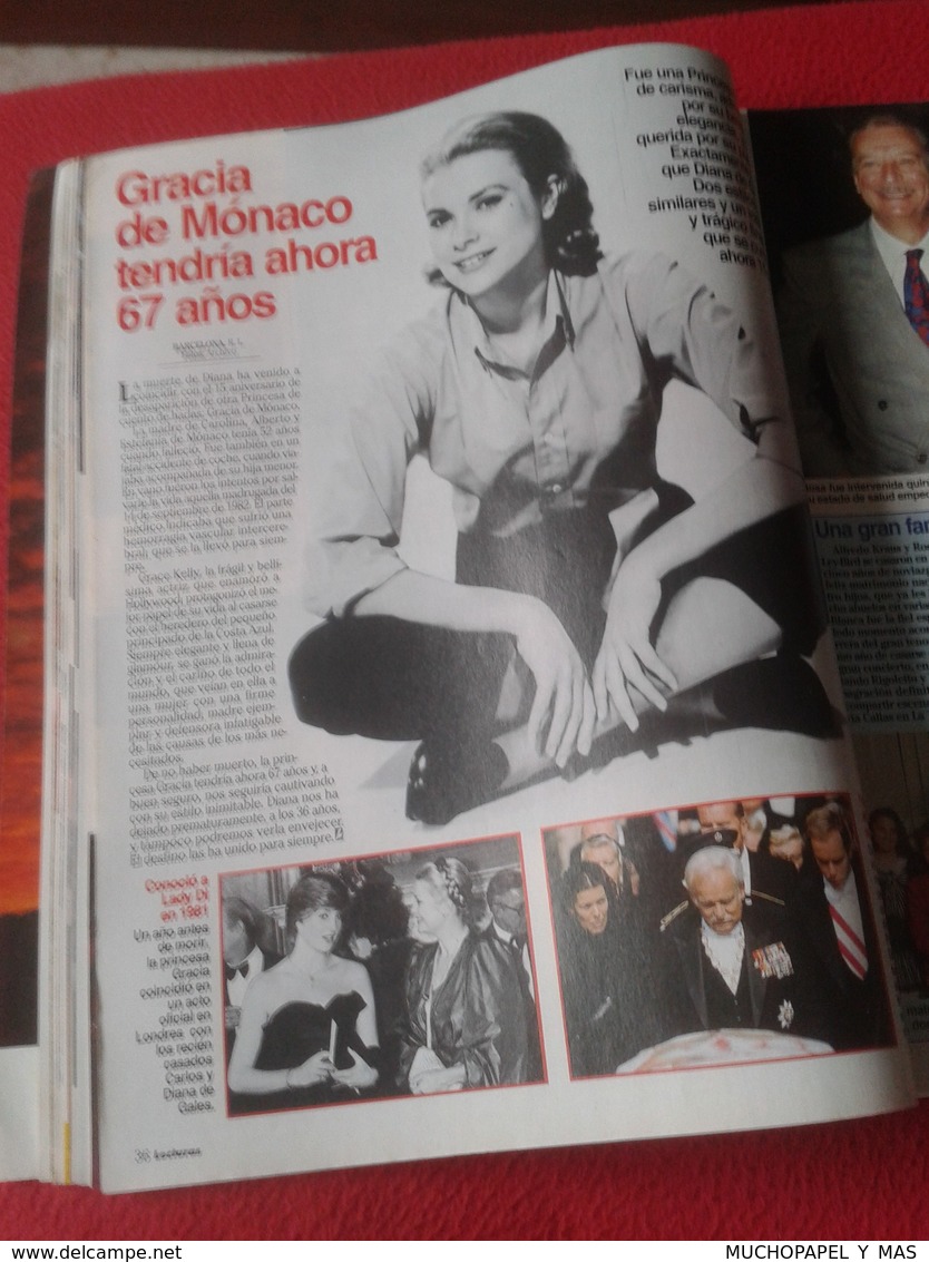 SPAIN REVISTA MAGAZINE LECTURAS EDICIÓN ESPECIAL FOTOS ENTIERRO Y FUNERALES DE DIANA LADY DI PRINCESA VER SUMARIO..VER..