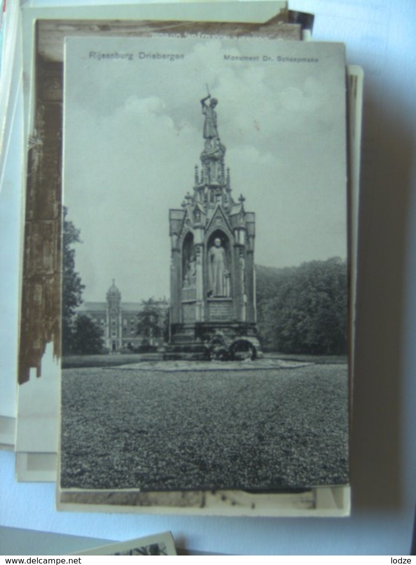 Nederland Holland Pays Bas Driebergen Rijsenburg Monument Dr Schaepmann - Driebergen – Rijsenburg