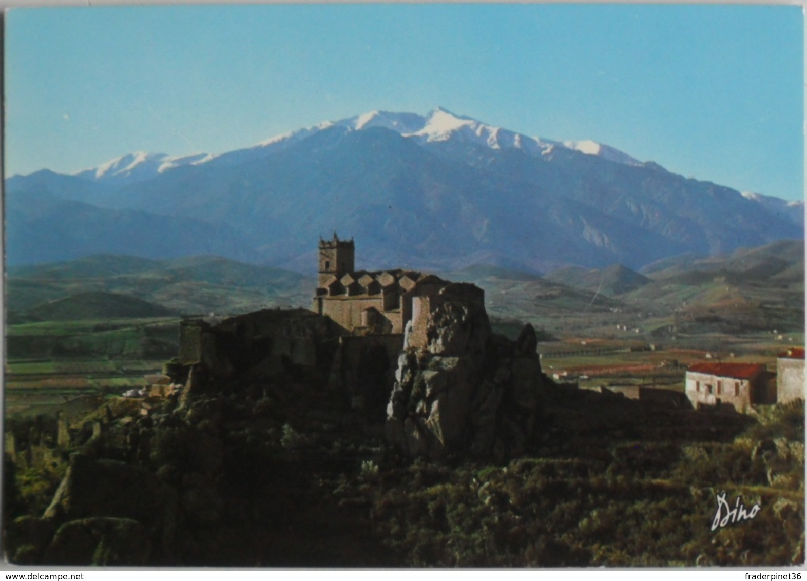 Pyrénées Orientales 66500 : Vue Sur L'église Et Le Canigou - Canet En Roussillon