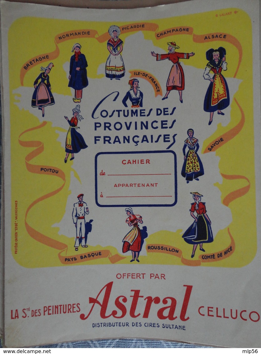 Ancien Protège Cahier PEINTURE ASTRAL CELLUCO - Farben & Lacke