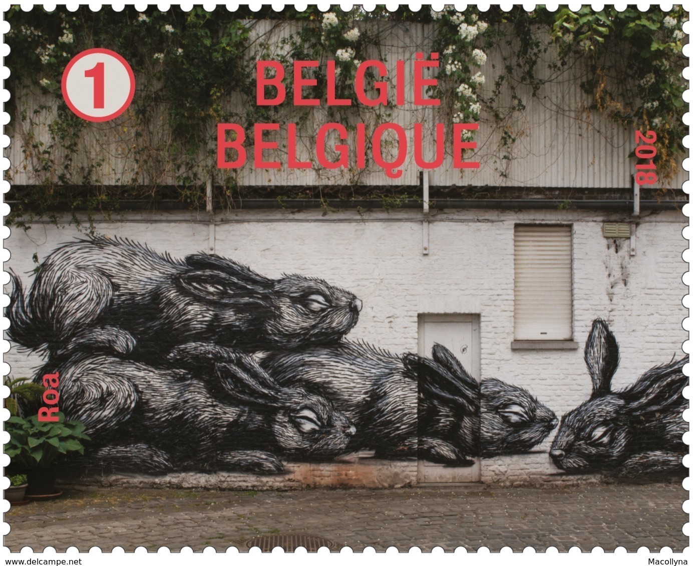 4770/74** Streetart België 2018 / Un Zoom Sur Le Street Art Belge (5 Timbres)** MNH Postfrisch - Neufs