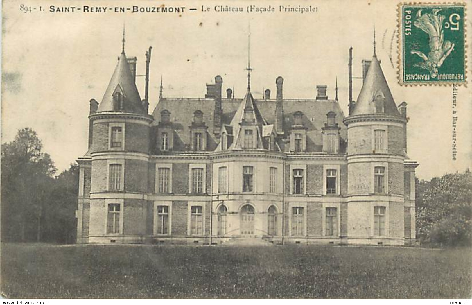 - Marne -ref-A998- Saint Rémy En Bouzemont - St Rémy En Bouzemont - Le Chateau - Façade Principale - Chateaux - - Saint Remy En Bouzemont