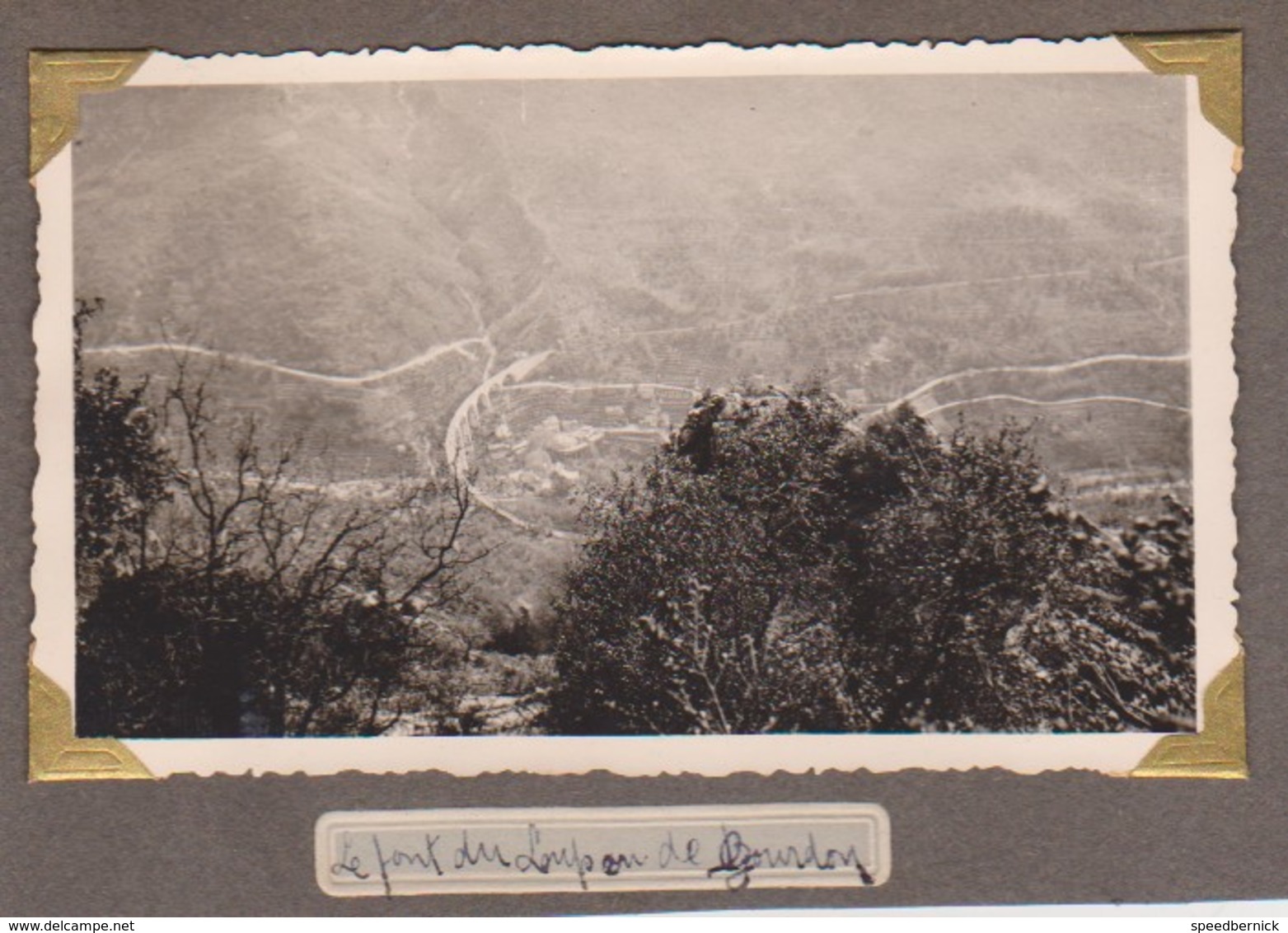 NN Photo 1938 Pont Du Loup Et Gourdon FRANCE - Lieux