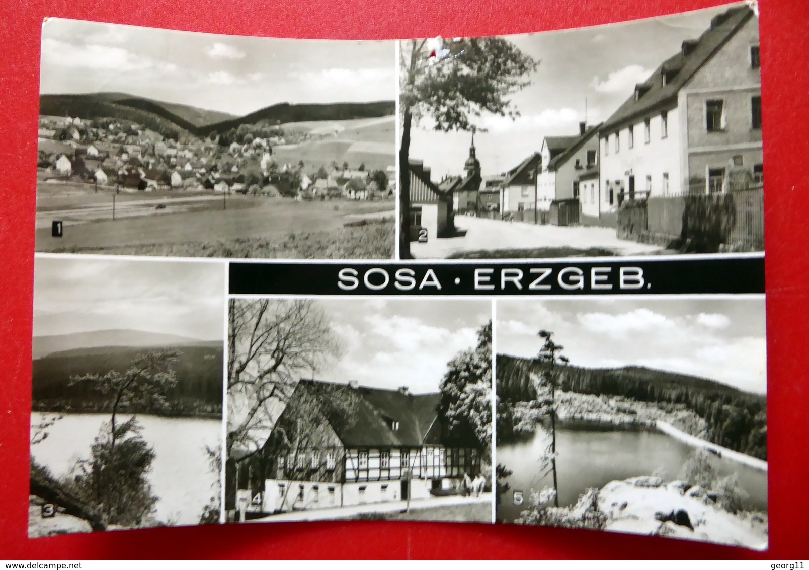 Sosa - Eibenstock - Gasthaus Stern - Talsperre Des Friedens - Erzgebirge - DDR 1970 - Echtfoto - Eibenstock
