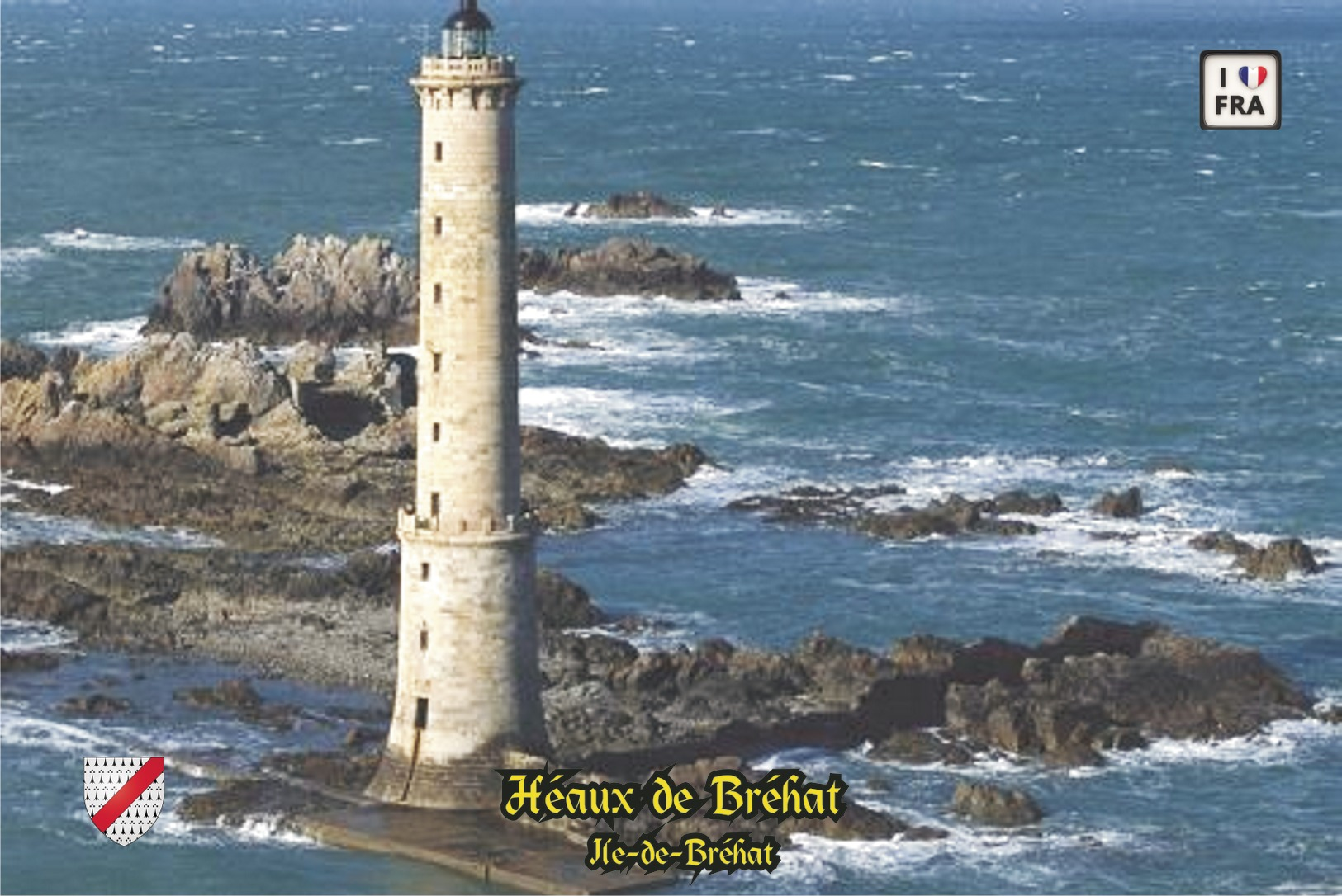 Set 6 Cartes Postales, Phares, Lighthouses Of Europe, France, Ile-de-Bréhat. Héaux De Bréhat - Phares