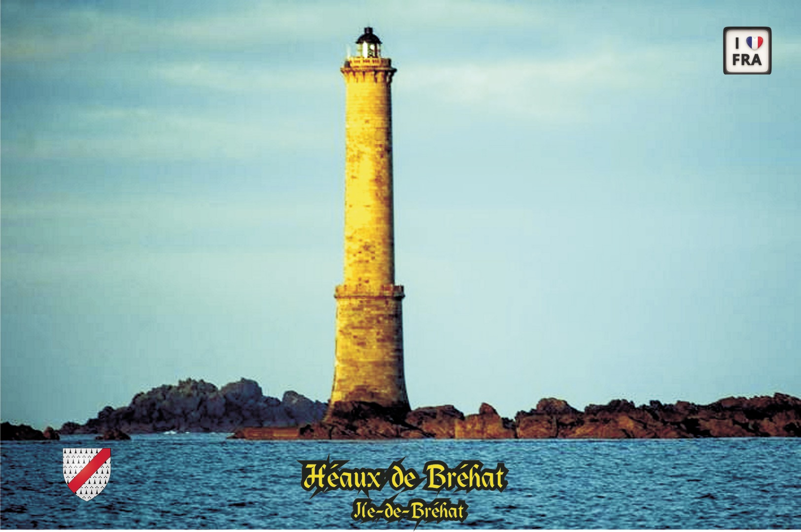 Set 6 Cartes Postales, Phares, Lighthouses Of Europe, France, Ile-de-Bréhat. Héaux De Bréhat - Phares