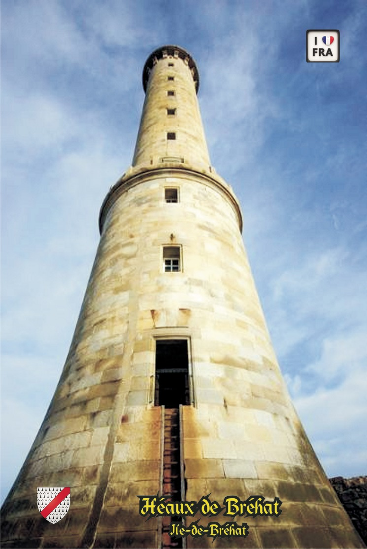 Set 6 Cartes Postales, Phares, Lighthouses Of Europe, France, Ile-de-Bréhat. Héaux De Bréhat - Phares