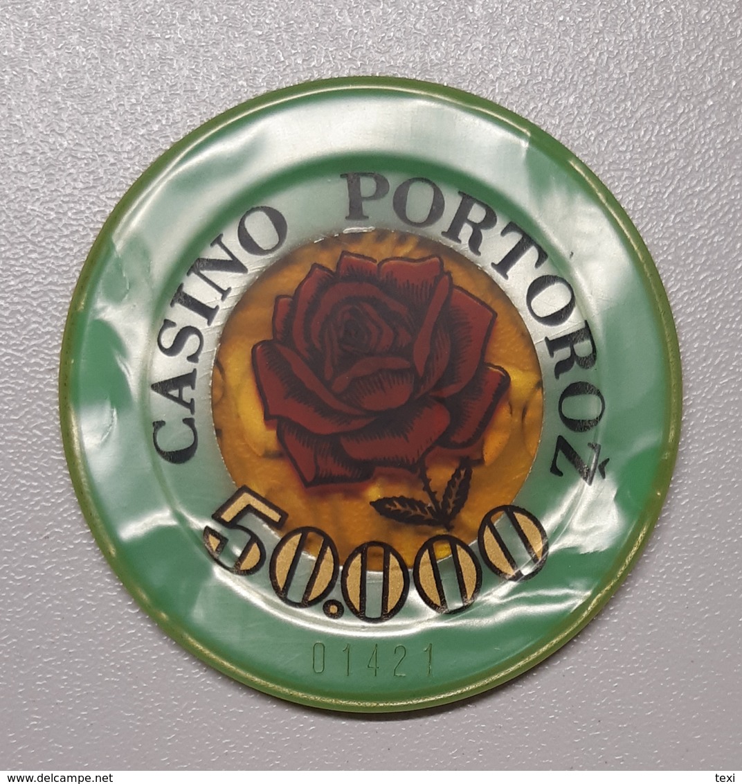 TOKEN SLOVENIA CASINO PORTOROZ  50000 - Casino