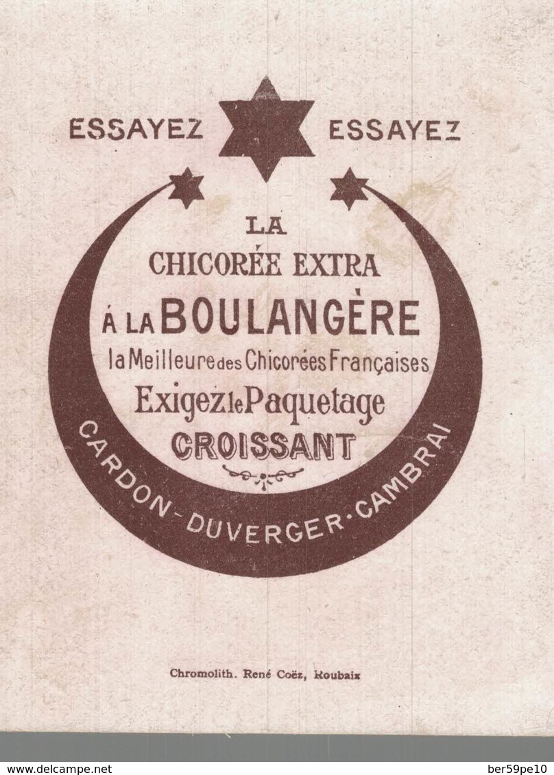 CHROMO LA CHICOREE EXTRA A LA BOULANGERE CARDON-DUVERGER CAMBRAI  PAYSAGE - Autres & Non Classés