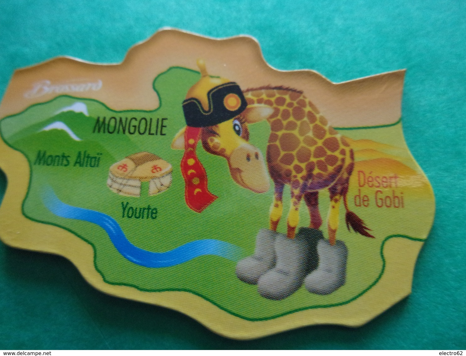 Magnet Savane Brossard Mongolie Mongolia Monts Altaï Désert De Gobi Yourte Girafe Giraffe Jirafa Giraffa Zyrafa - Tourisme