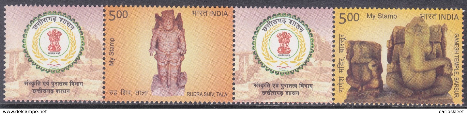 India - My Stamp New Issue 05-08-2019 ST  (Yvert 3210A-3210B) - Unused Stamps