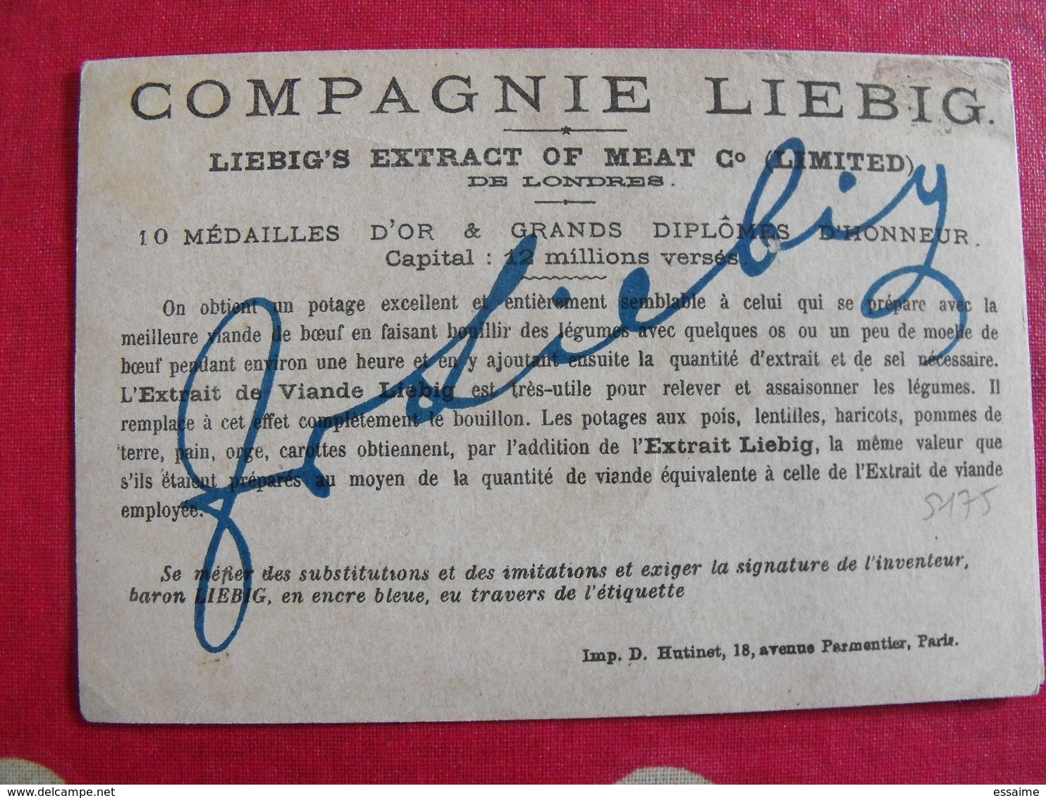 Image Chromo Extrait De Viande Liebig. S 150. Globe, Amérique Du Sud. 1883. édition Française - Liebig