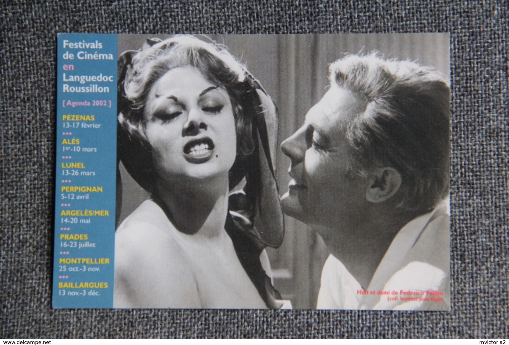 Frédérico FELLINI : HUIT Et DEMI - Posters On Cards