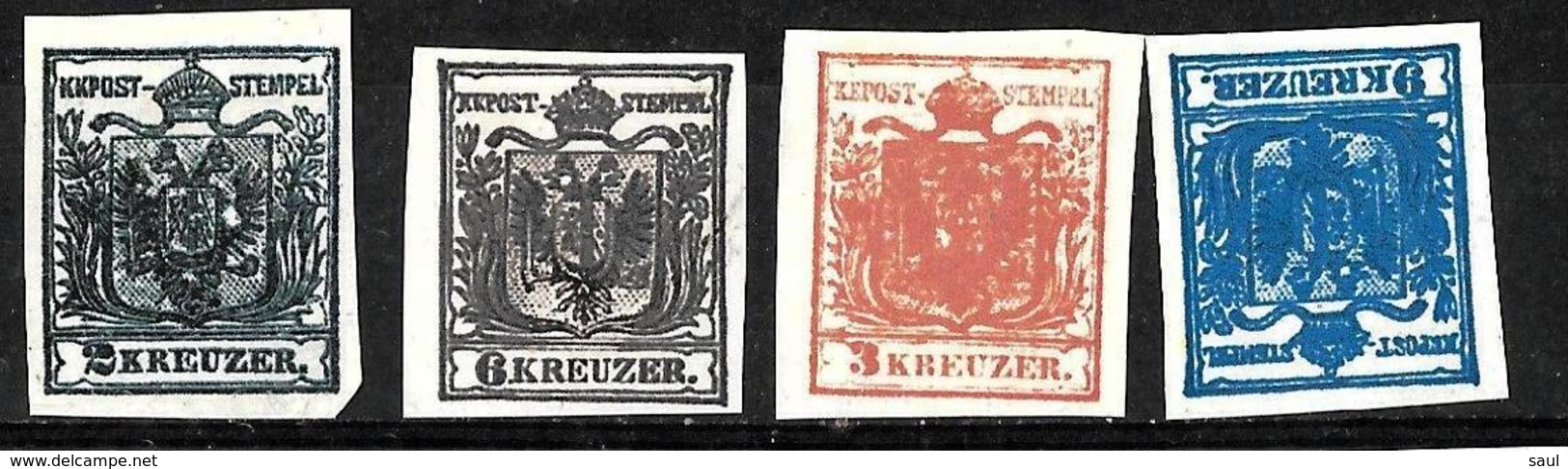 158 - AUSTRIA - AUTRICHE - 1850 - FORGERIES, FALSES, FAKES, FAUX, FALSOS, FALSCHEN - Non Classificati