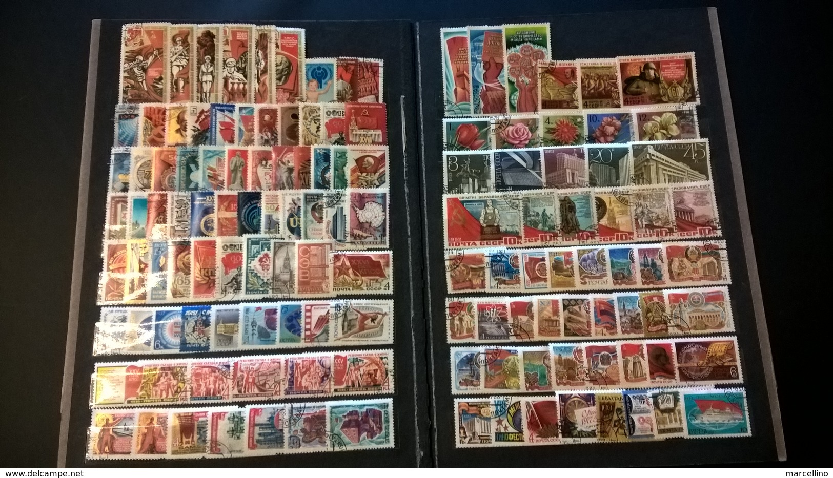 Lot Russie De 190 Timbres + 2 Feuillets  Voir Description - Sammlungen