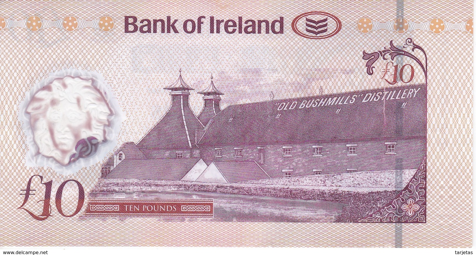 BILLETE DE IRLANDA DE 10 POUNDS DEL AÑO 2017  (BANKNOTE) - Irlande