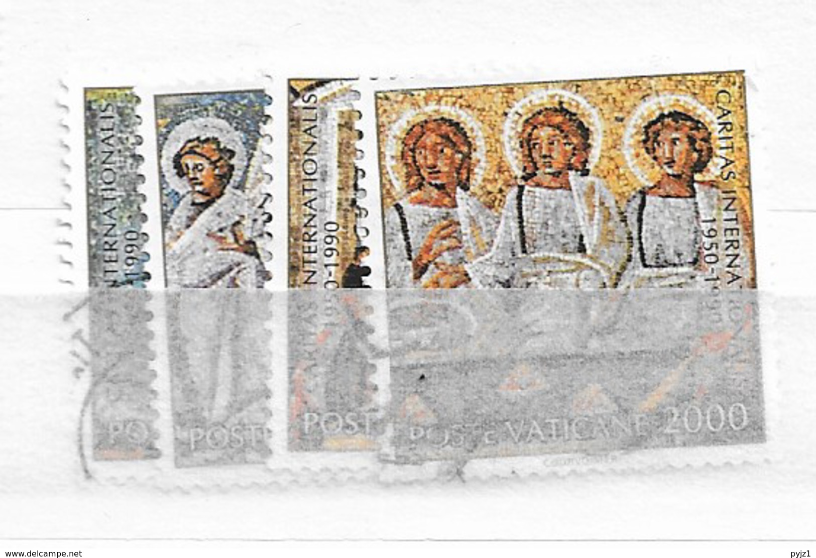 1990 USED Vaticano Mi 102-5 - Gebruikt