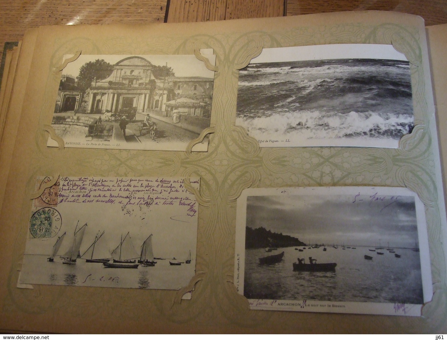 ALBUM DE 439 CARTES POSTALES VILLES VILLAGES SCENES DE BORDS DE MER VUES DIVERS BORDS DE FLEUVES CANAUX TYPES 120 SCAN