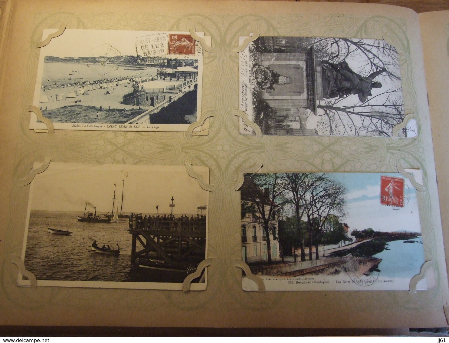 ALBUM DE 439 CARTES POSTALES VILLES VILLAGES SCENES DE BORDS DE MER VUES DIVERS BORDS DE FLEUVES CANAUX TYPES 120 SCAN