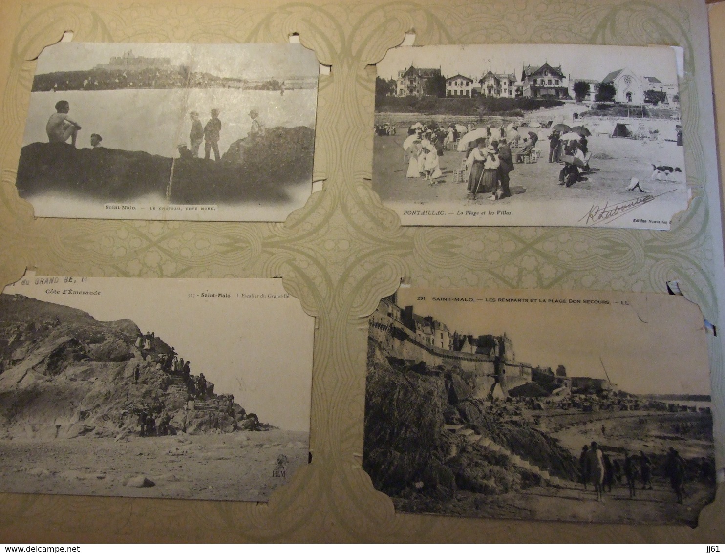 ALBUM DE 439 CARTES POSTALES VILLES VILLAGES SCENES DE BORDS DE MER VUES DIVERS BORDS DE FLEUVES CANAUX TYPES 120 SCAN