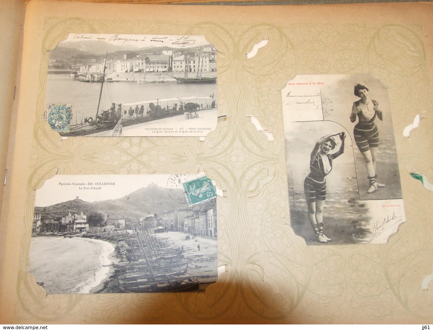 ALBUM DE 439 CARTES POSTALES VILLES VILLAGES SCENES DE BORDS DE MER VUES DIVERS BORDS DE FLEUVES CANAUX TYPES 120 SCAN