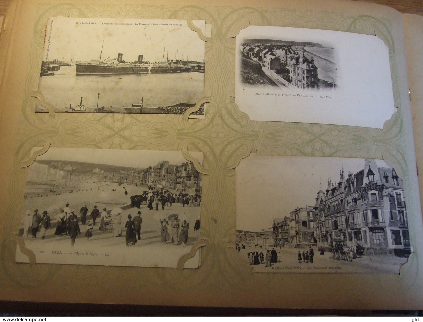 ALBUM DE 439 CARTES POSTALES VILLES VILLAGES SCENES DE BORDS DE MER VUES DIVERS BORDS DE FLEUVES CANAUX TYPES 120 SCAN