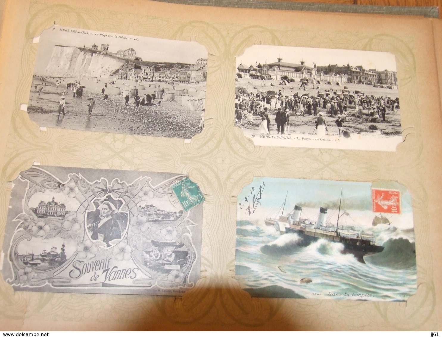 ALBUM DE 439 CARTES POSTALES VILLES VILLAGES SCENES DE BORDS DE MER VUES DIVERS BORDS DE FLEUVES CANAUX TYPES 120 SCAN