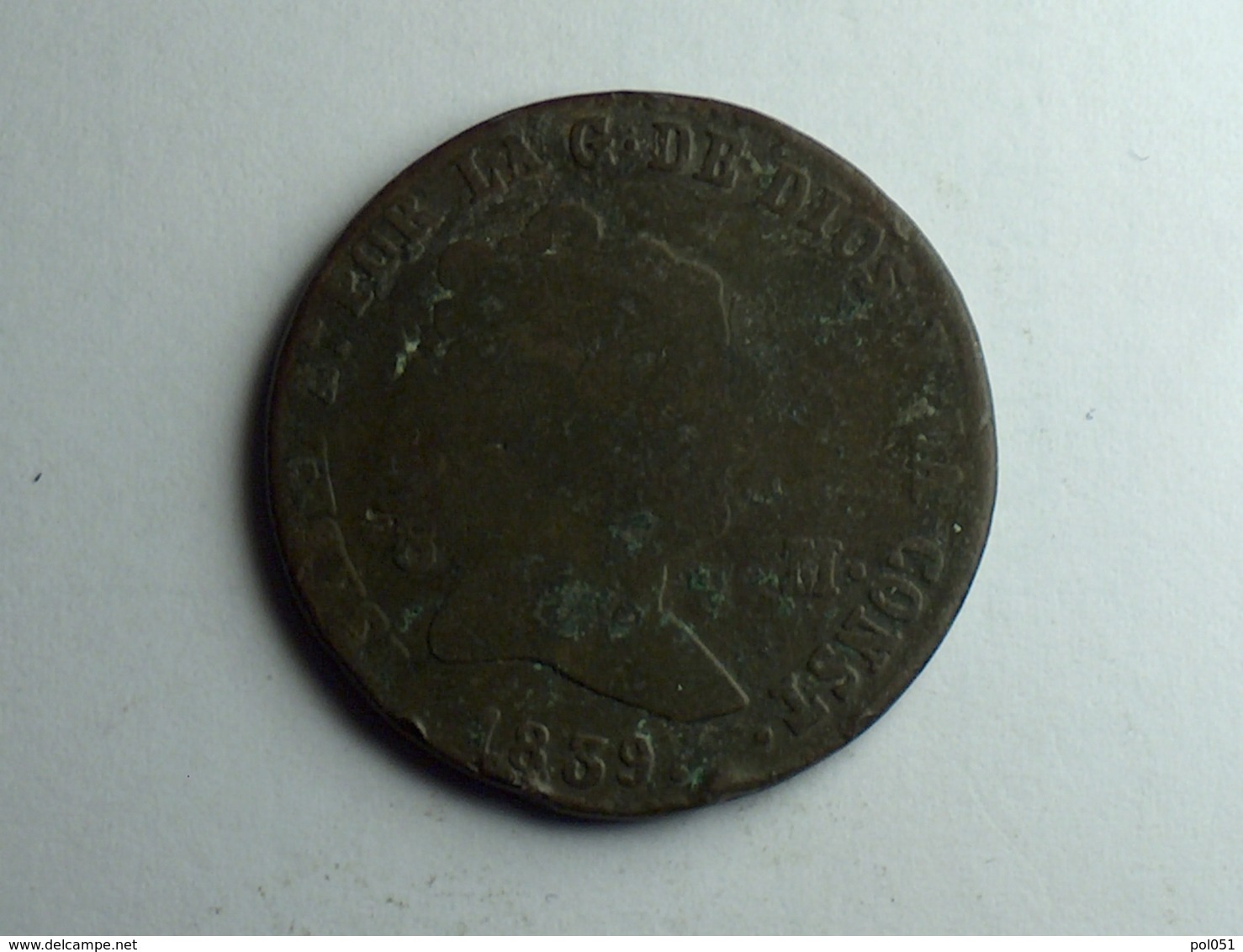 Espagne 8 Maravedis 1839 - Münzen Der Provinzen