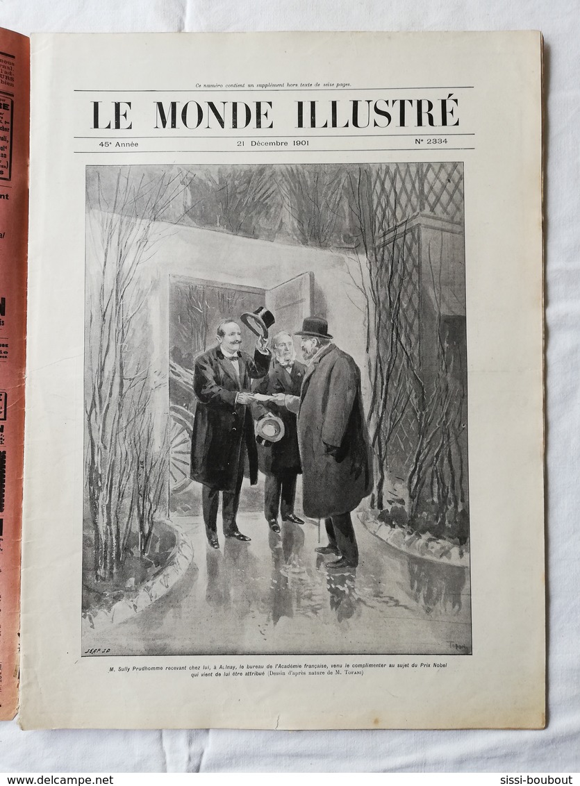 LE MONDE ILLUSTRE - ANNEE 1901 / Salon Automobile Et Cycles / Machine à écrire Pour Aveugles / Les Balkans - 1900 - 1949