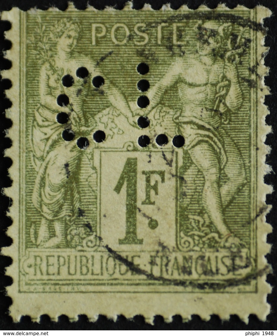 -Sage N°82 Type Ll.(CAD) O PERFORE C L. - 1876-1898 Sage (Tipo II)