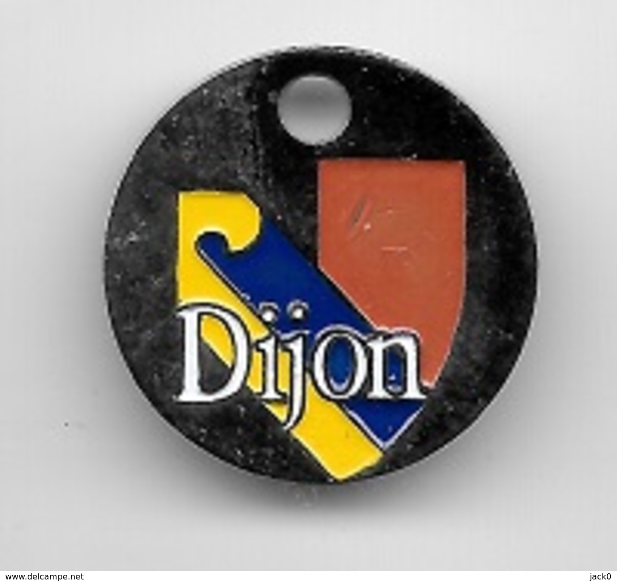 Jeton De Caddie  Ville  DIJON  Verso  1 €  ( 21 ) - Jetons De Caddies