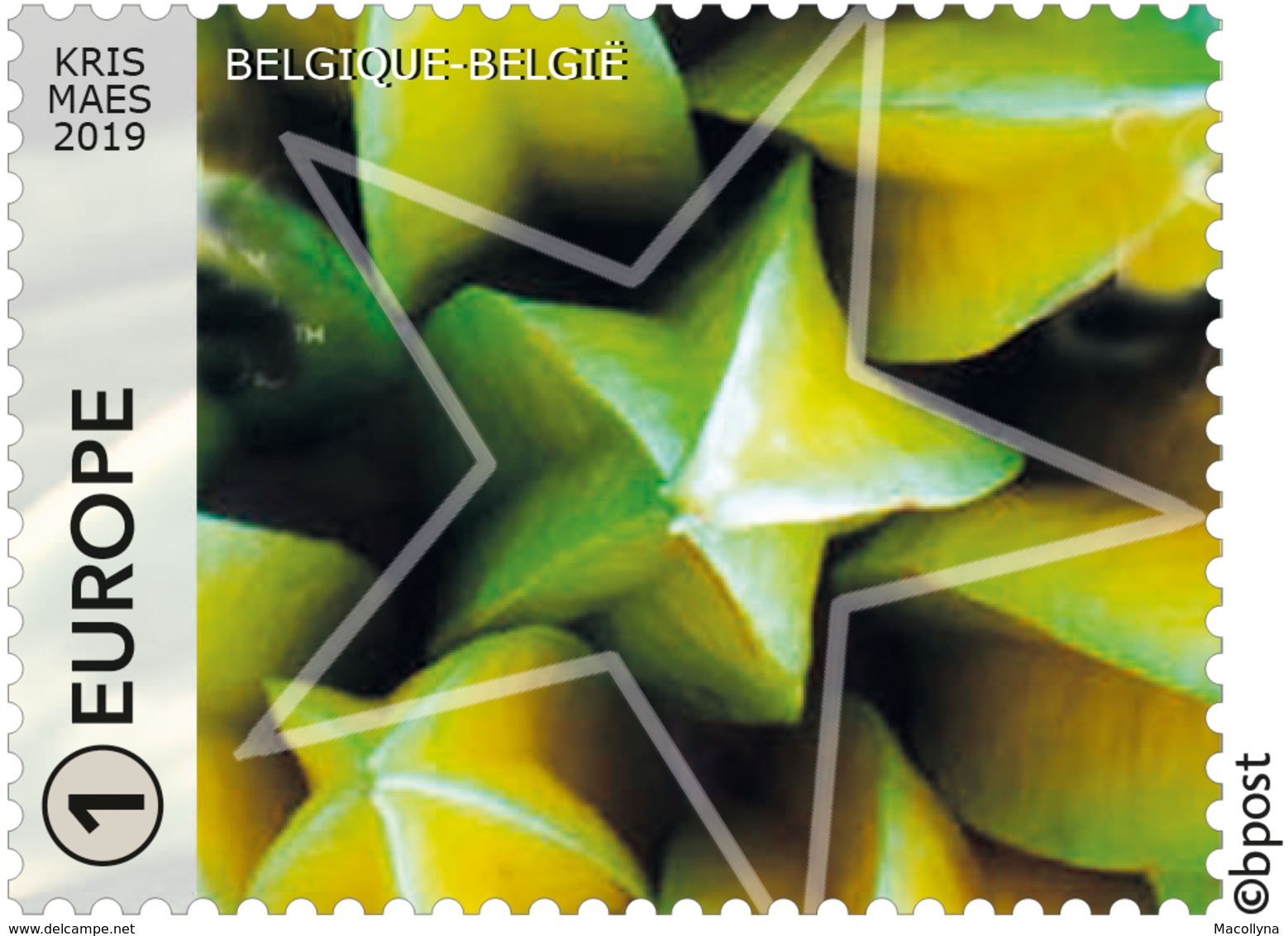 Blok 279** Géométrie dans la nature 4861/65** Geometrie in de natuur** de stervorm - la forme étoile MNH