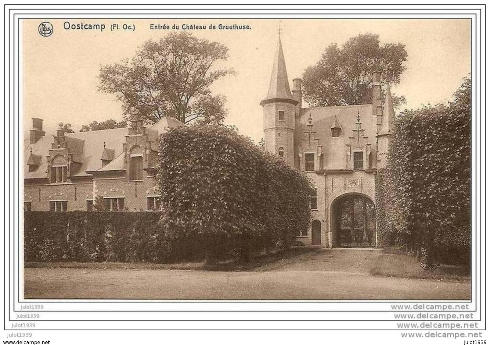 OOSTKAMP ..-- Entrée Du Château De GRUUTHUSE . - Oostkamp