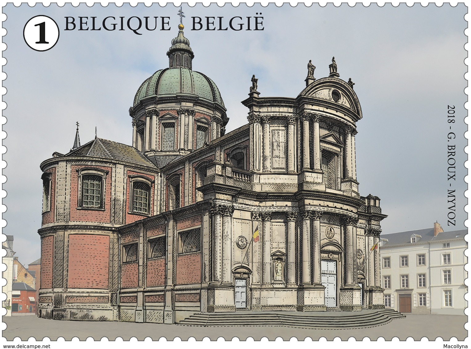 Blok  266**  Pleinen Van Namen / Places De La Ville De Namur Avec Surtaxes!  (met Toeslagzegels) - 1961-2001