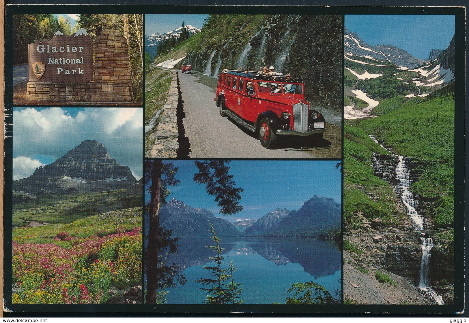 °°° 19690 - USA - WY - GLACIER NATIONAL PARK - 1989 With Stamps °°° - Yellowstone