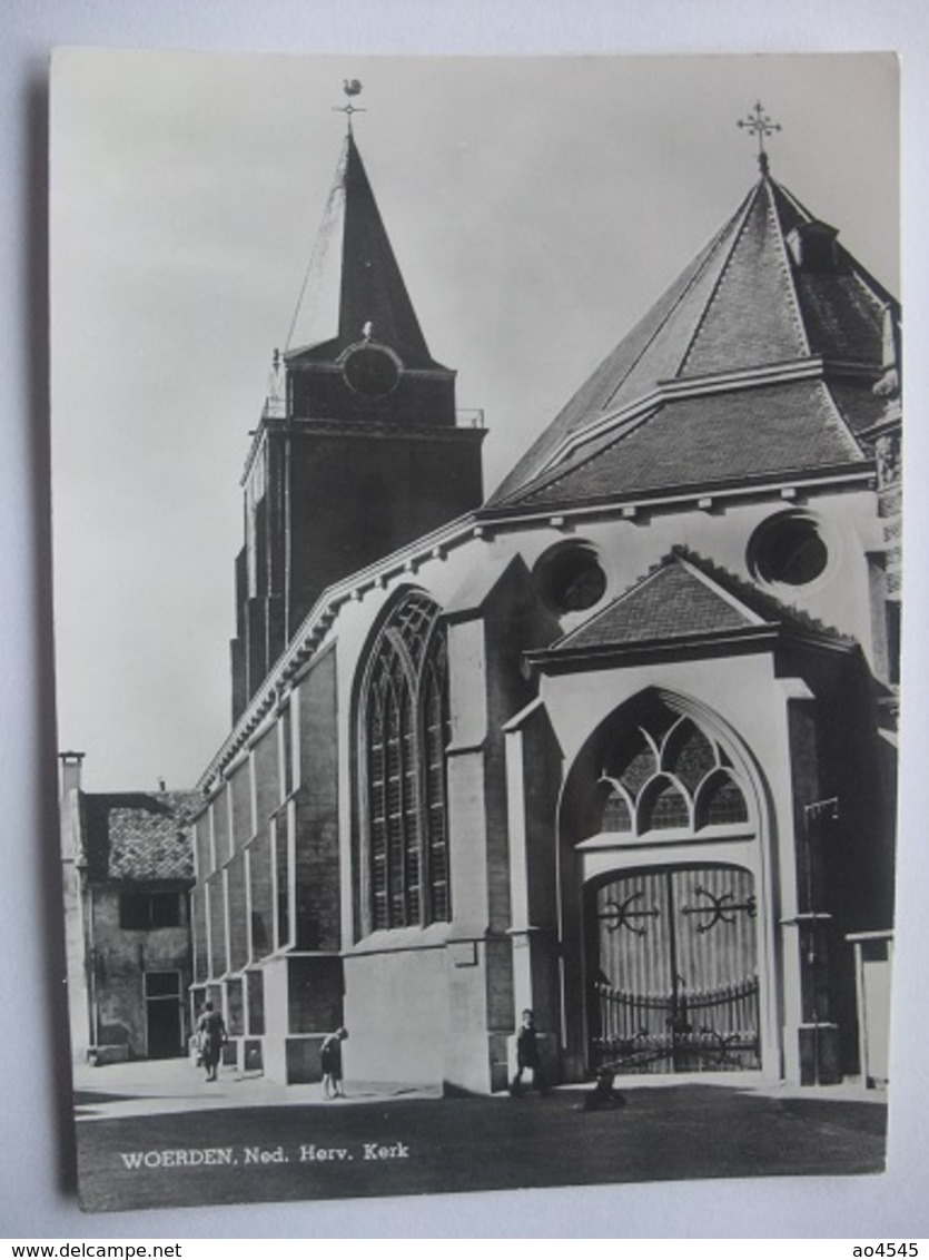N67 Ansichtkaart Woerden - N.H. Kerk - 1967 - Woerden