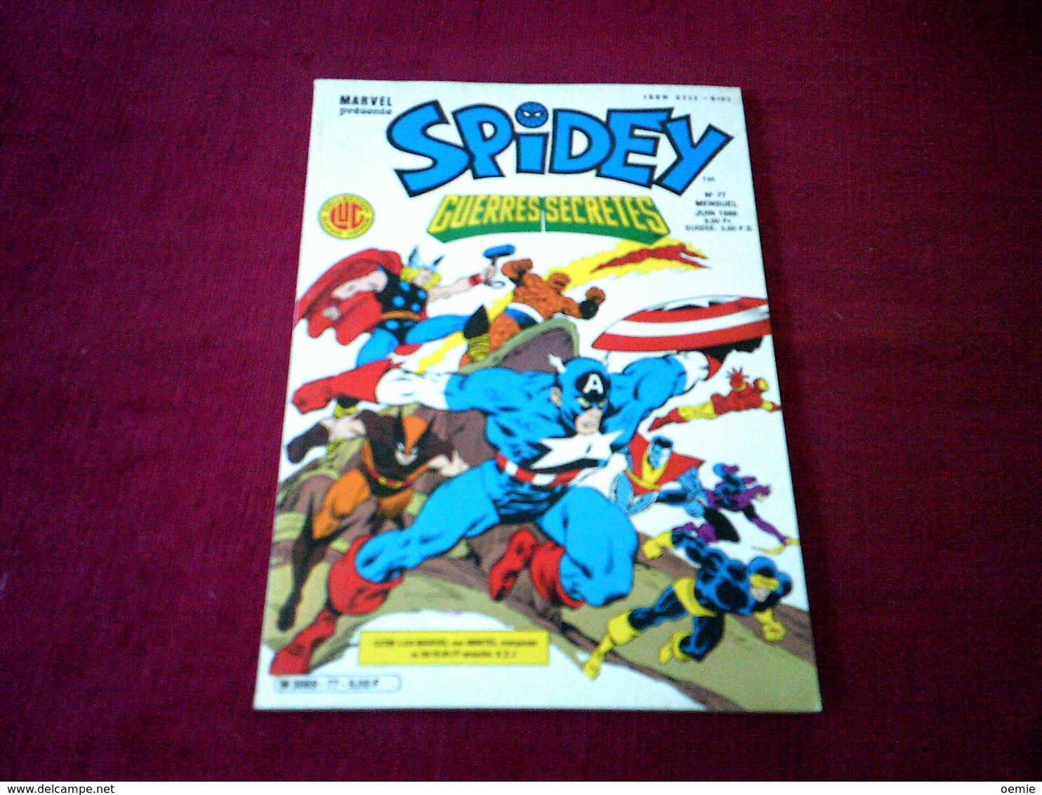 SPIDEY   N° 77  JUIN   1986 - Spidey