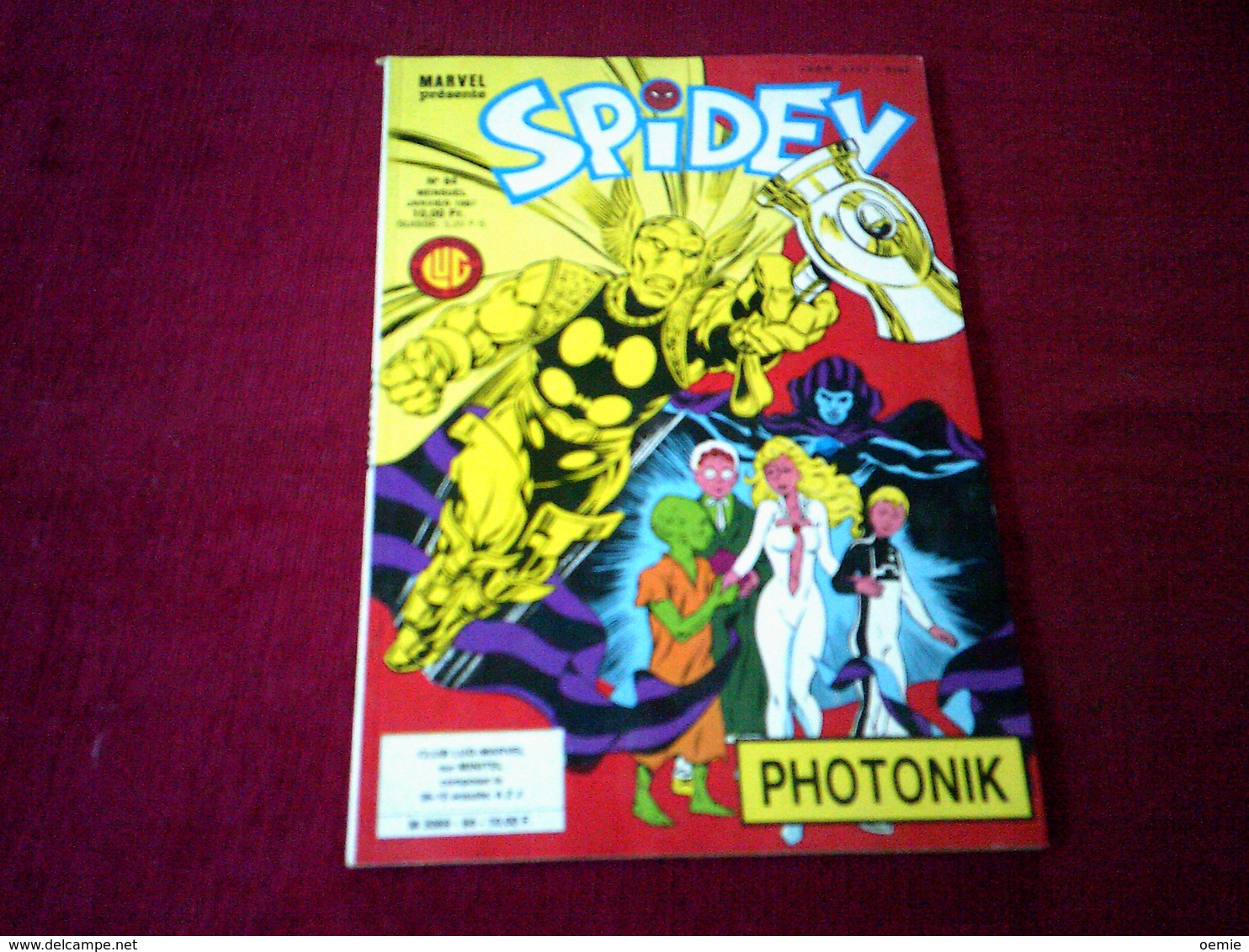 SPIDEY   N° 84  JANVIER   1987 - Spidey